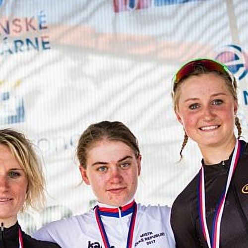 Cyklistka Korvasová skončila na mistrovství republiky v časovce třetí