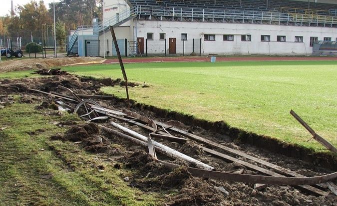 Stav rekonstrukce 25.10. ráno 